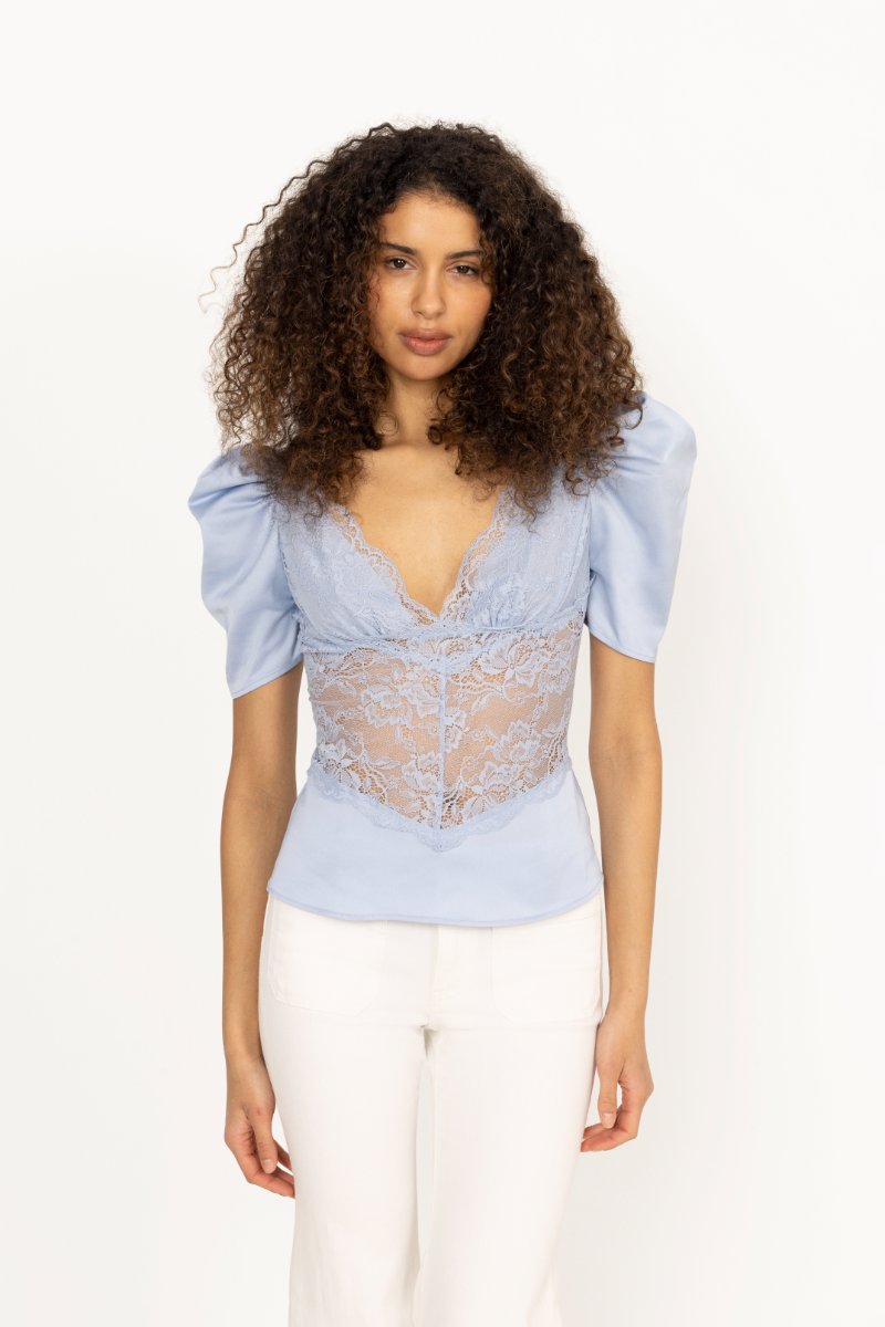Francis Top - Light Blue