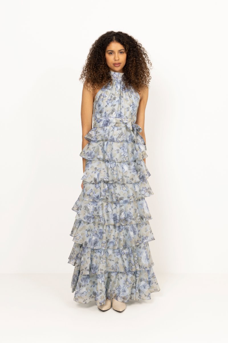 Angel Maxi Halterneck - Midnight Bloom