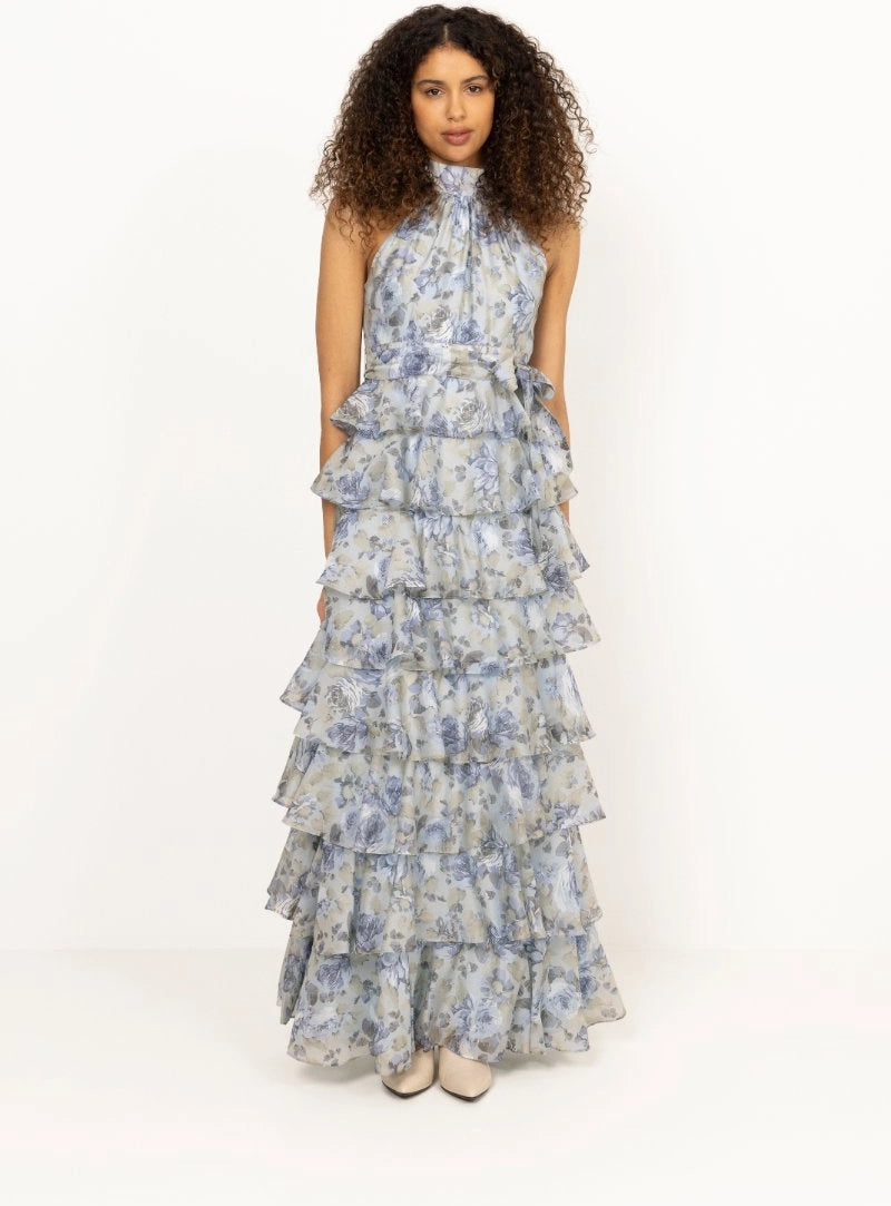 Angel Maxi Halterneck - Midnight Bloom