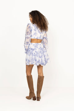 Kelly Mini Dress - Bluebell Bliss