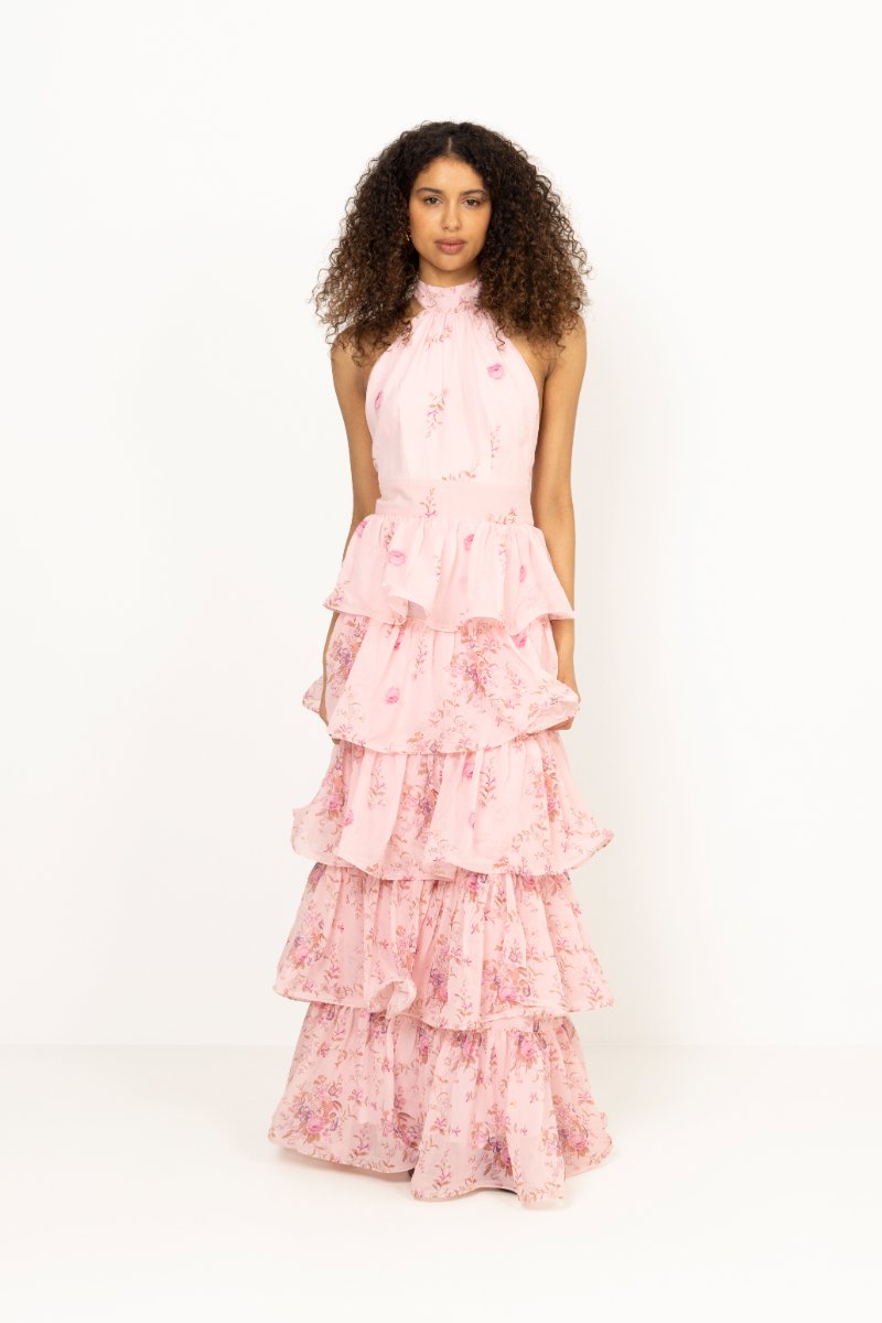 Love Lolina - Kjoler - Angeline Maxi Dress - Blush Bloom - Villoid Love Lolina - Kjoler - Angeline Maxi Dress - Blush Bloom - Villoid