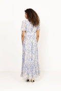 Sophie Puff Maxi Dress - Wisteria Kiss