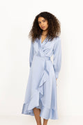 Iza Midi Dress - Light Blue