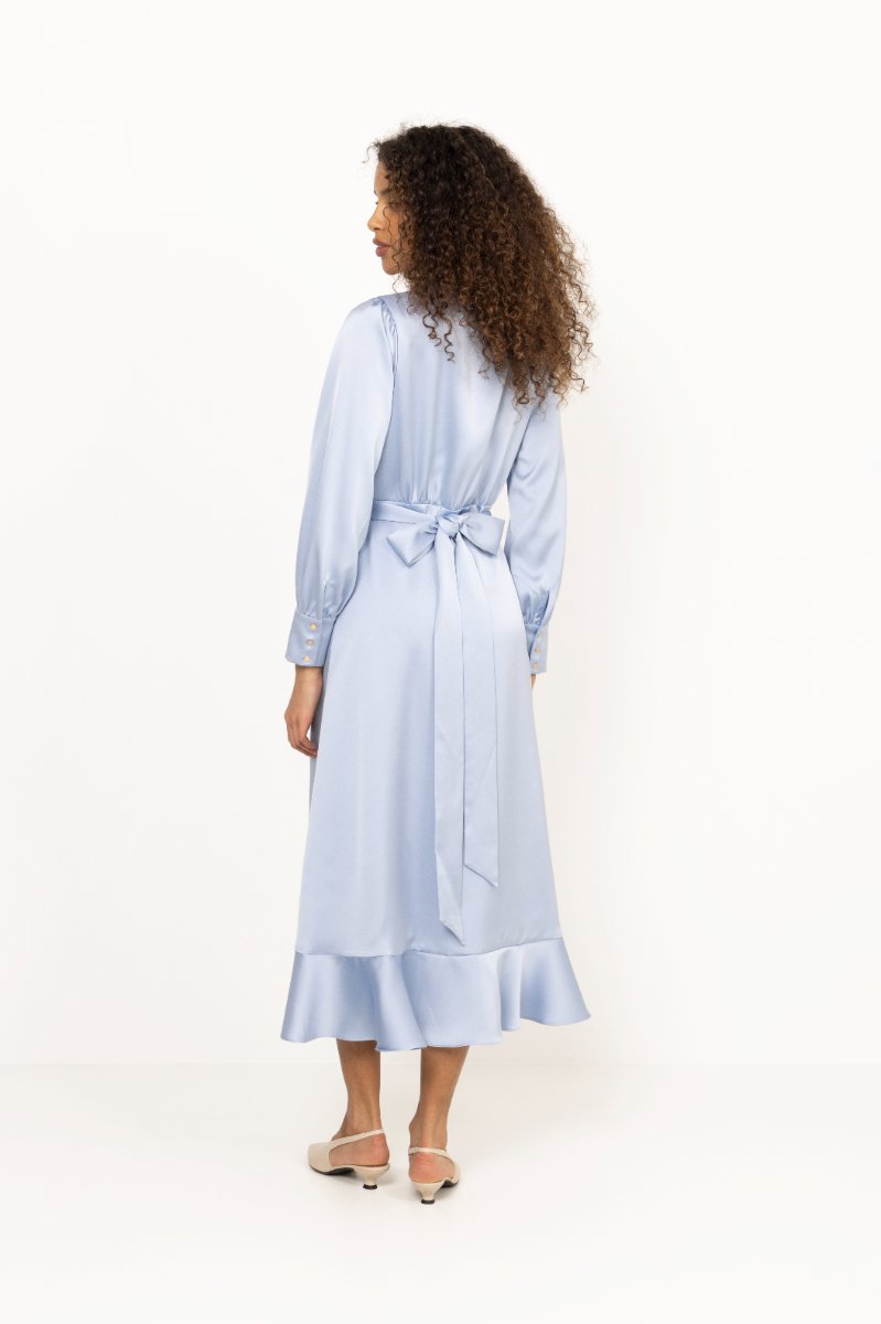 Iza Midi Dress - Light Blue