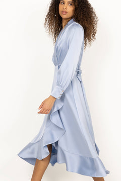 Iza Midi Dress - Light Blue