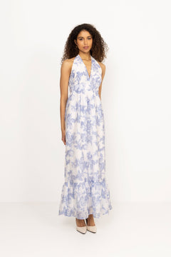 Tulip Maxi Dress - Bluebell Bliss