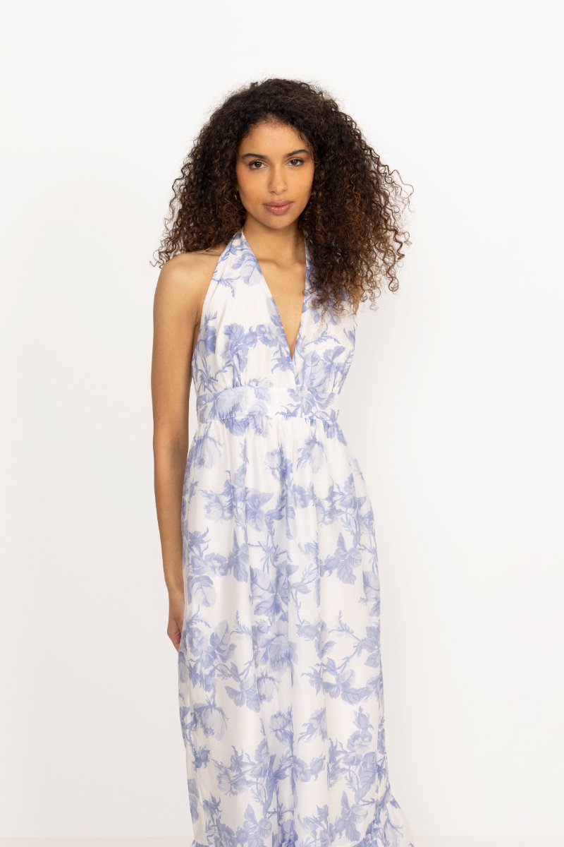 Tulip Maxi Dress - Bluebell Bliss