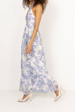 Tulip Maxi Dress - Bluebell Bliss