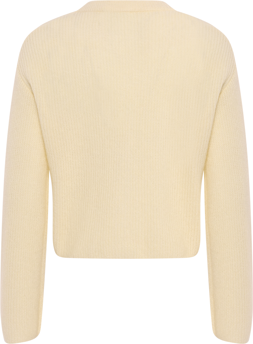 Santina Cardigan - Pastel Yellow