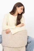 Santina Cardigan - Pastel Yellow
