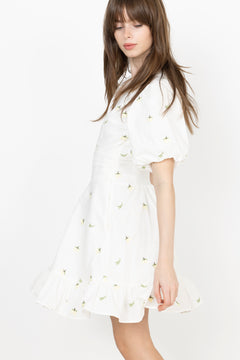 Makayla Dress - Lemon Aop