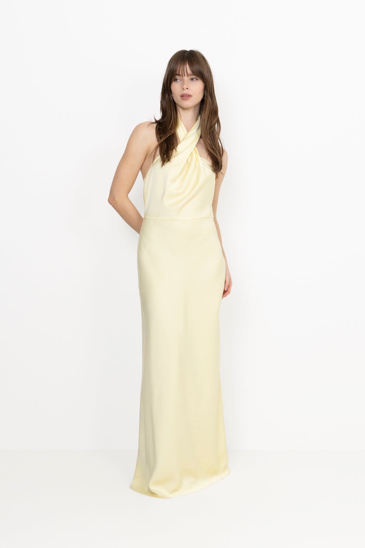 Dolores Dress - Pastel Yellow