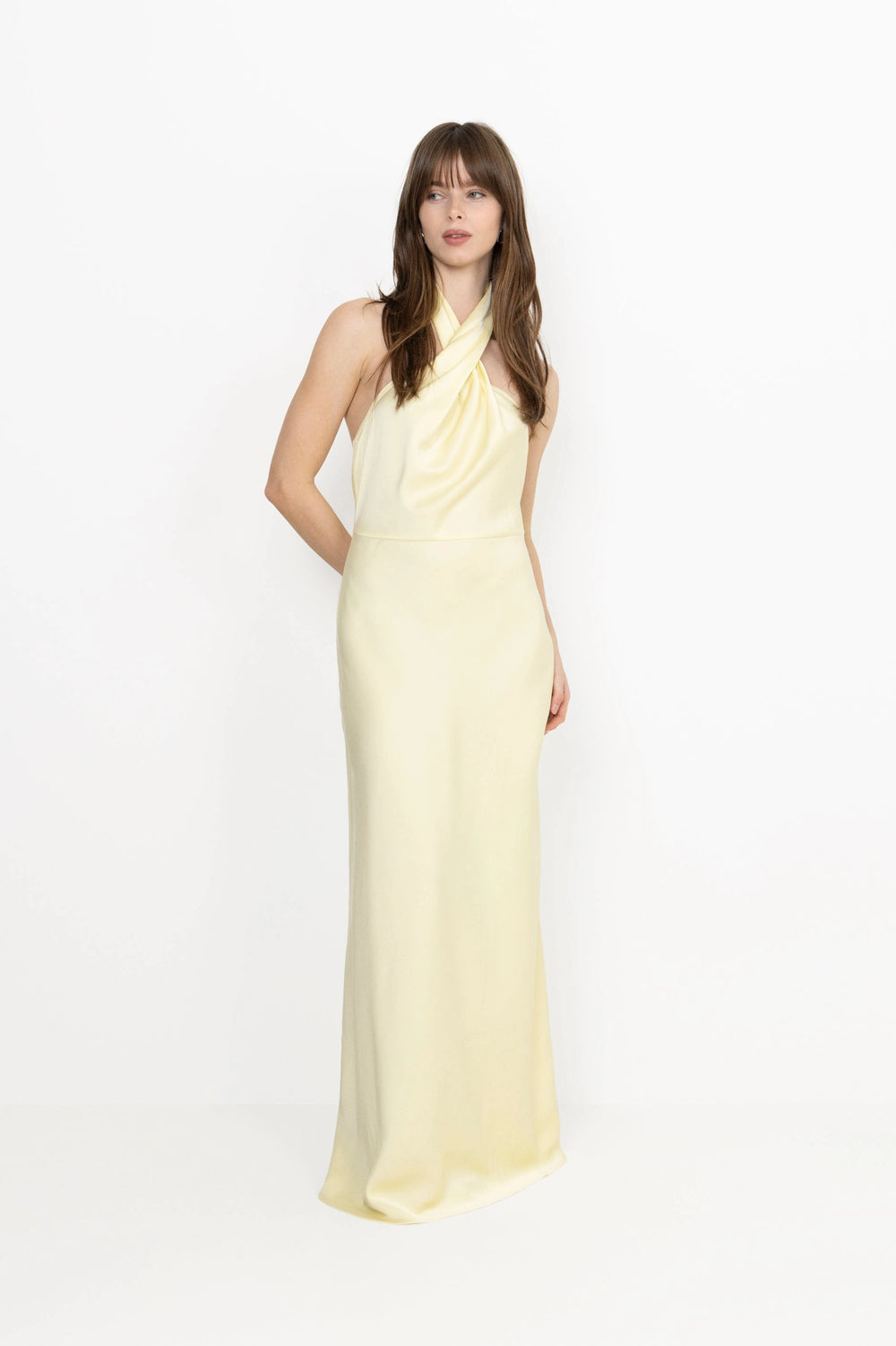 Dolores Dress - Pastel Yellow