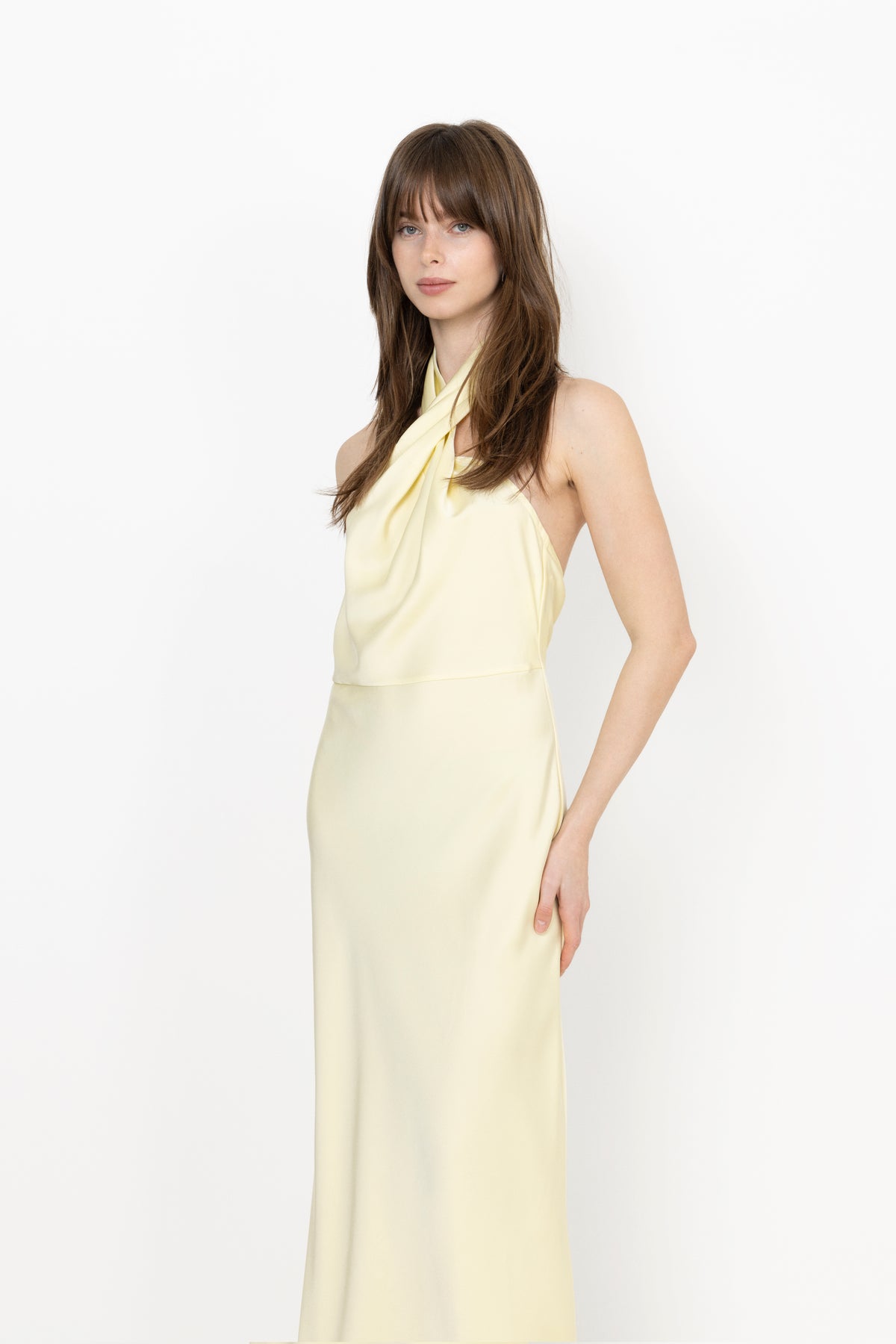 Dolores Dress - Pastel Yellow