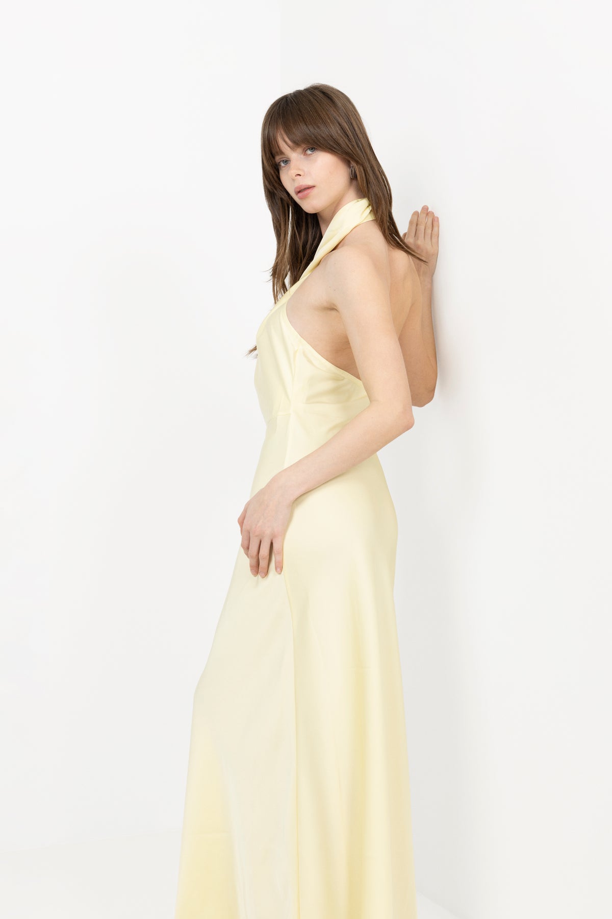 Dolores Dress - Pastel Yellow