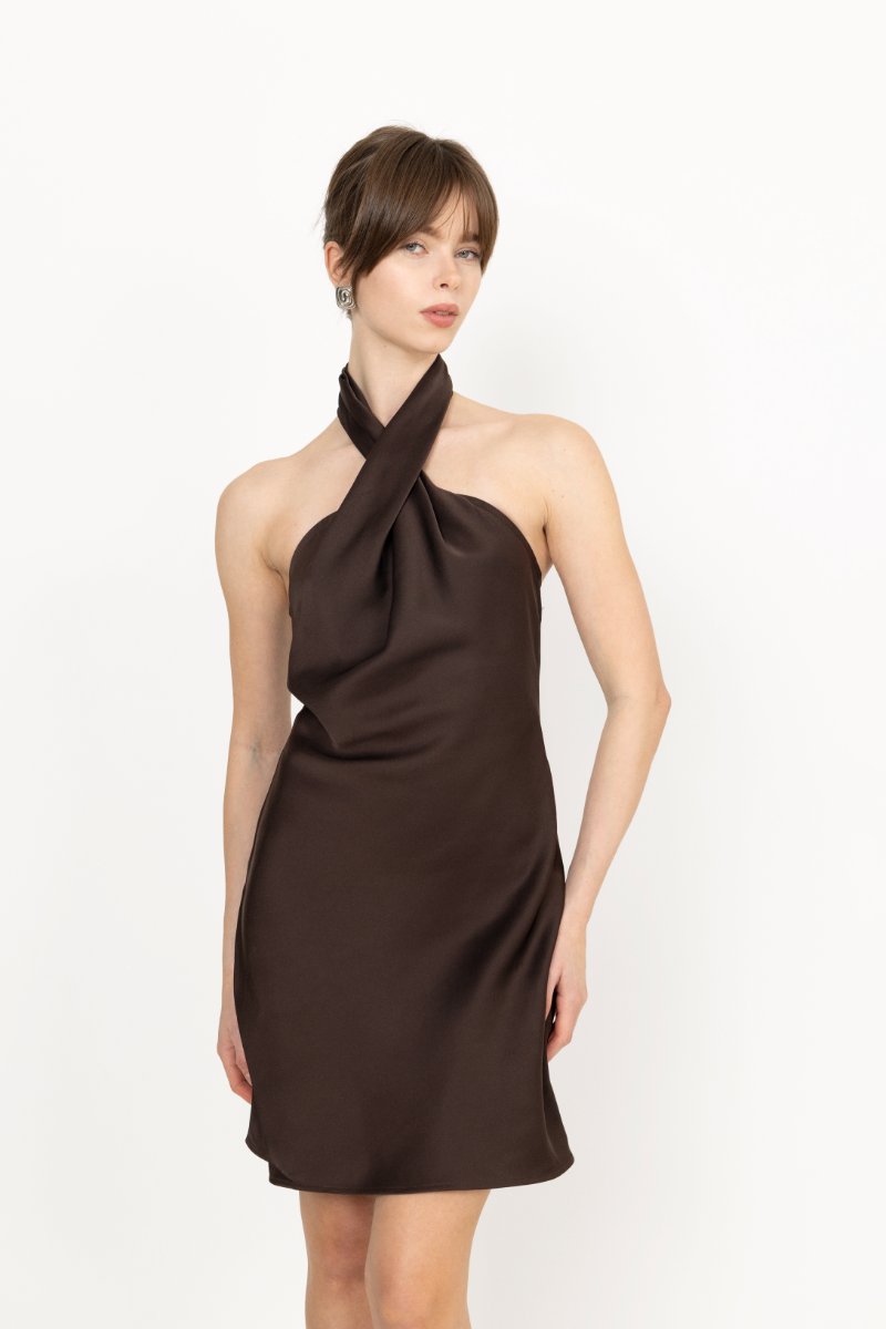 Fride Dress - Black Coffee