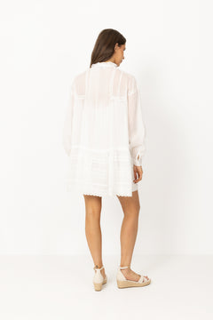 Selestina Dress - White