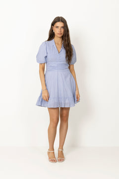 Papira Dress - Blue Stripes