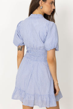 Papira Dress - Blue Stripes