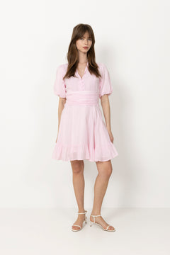 Papira Dress - Pink Stripes