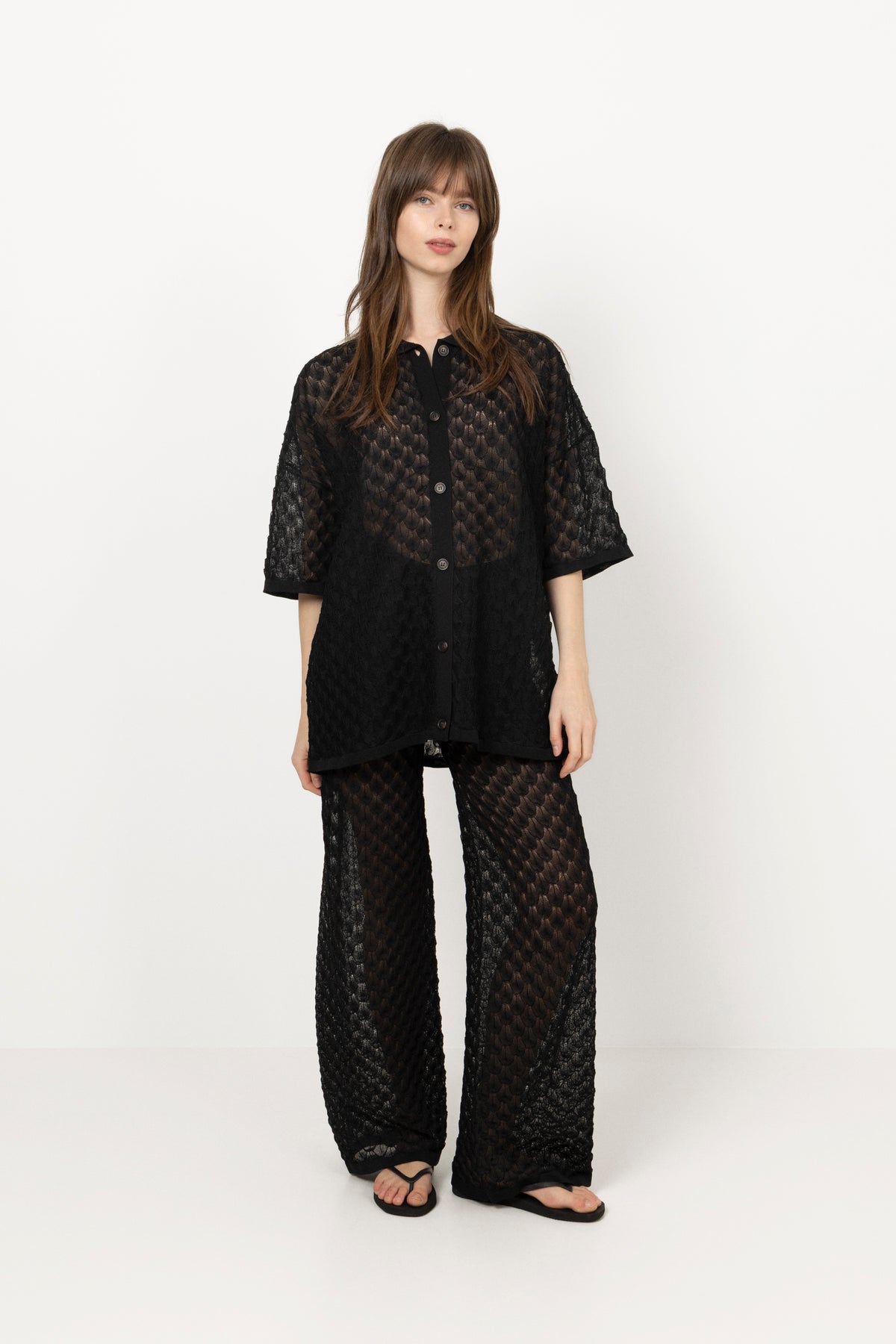 Alissa Knitted Pants - Black