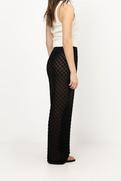 Alissa Knitted Pants - Black