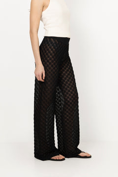 Alissa Knitted Pants - Black
