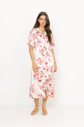 Alajapw Dr - Pink Shadow Flower Print