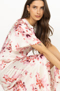 Alajapw Dr - Pink Shadow Flower Print