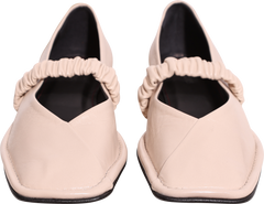 Lautan Leather Ballet Flats - Cream
