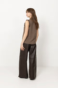 Viva Sl Sun Ruffle Top Noos - Chocolate Chip