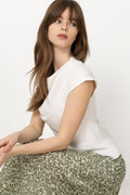 Molly Ss Top - Bright White