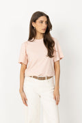 Penelope 2/4 Ruffle Tee Noos - Pale Dogwood