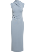 Robin-Maja Sl Ankle Dress - Dusty Blue