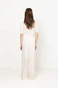 Toledo Structure 2/4 Knit Polo Neck - Snow White