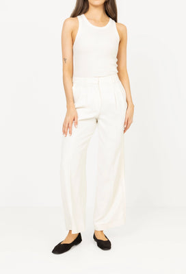 Extra Wide Ellie Hw Pant - Egret