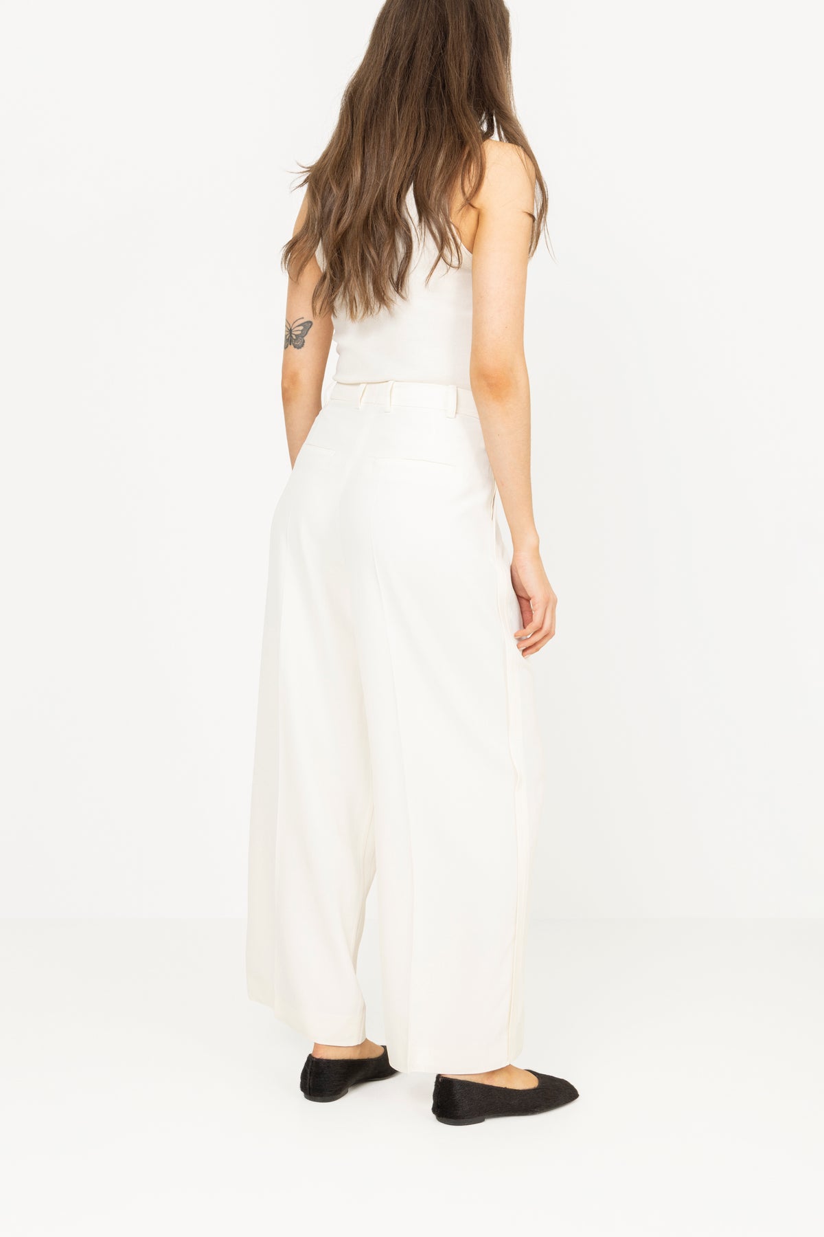 Extra Wide Ellie Hw Pant - Egret