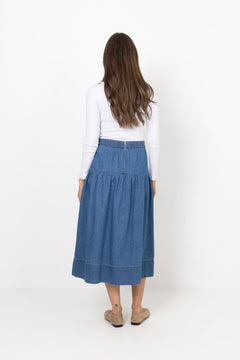 Nelliapw Sk - Medium Blue Denim