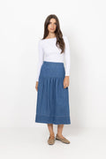 Nelliapw Sk - Medium Blue Denim