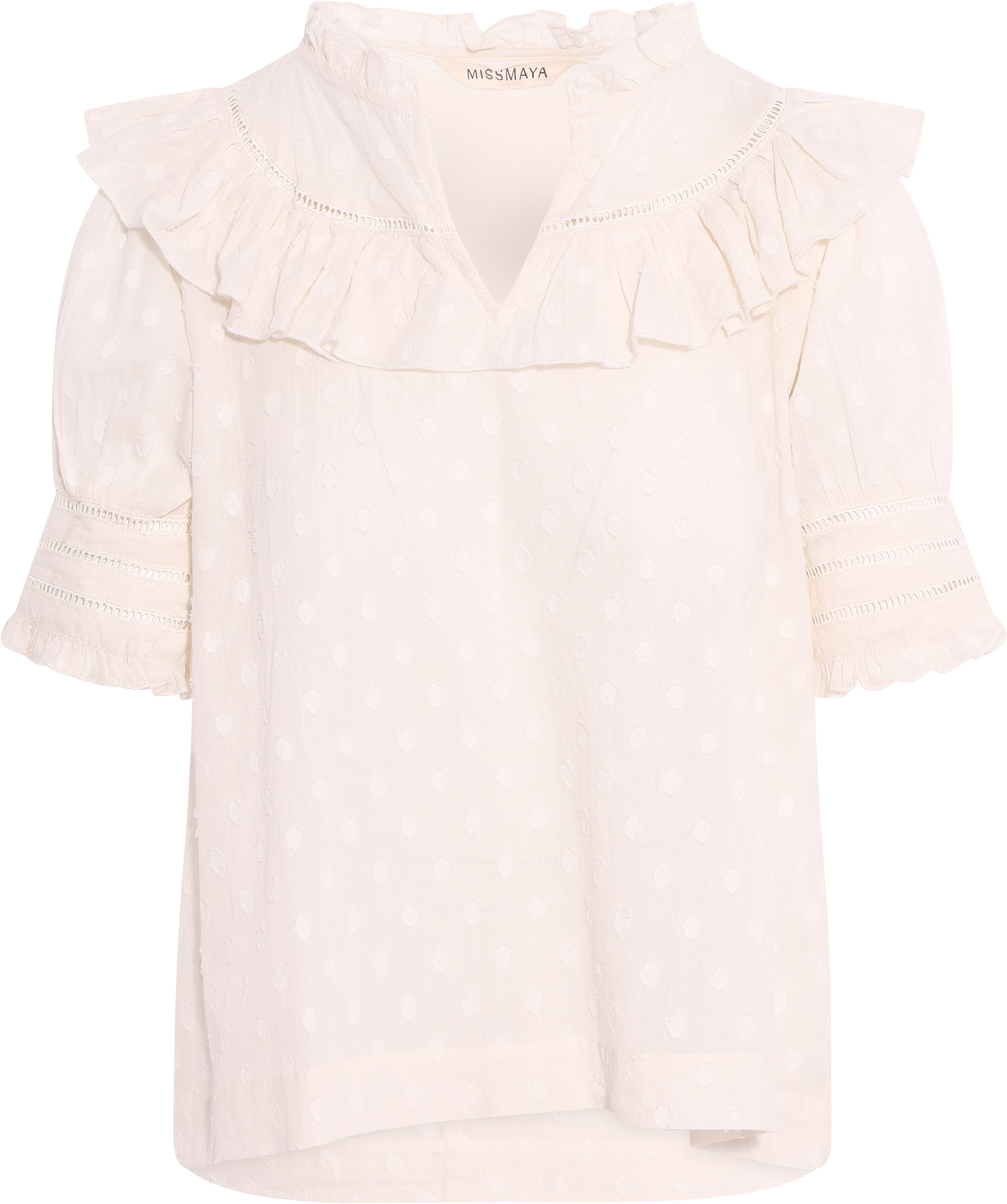 Adira Blouse - Powder White
