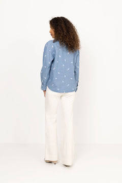 Ava Shirt - Denim Fiore