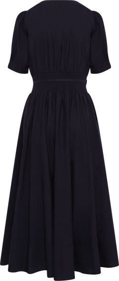 Maria Dress - Marine Poplin
