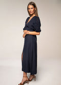 Andrea Dress - Sailing Blue Linen