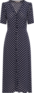 Angela Dress - Polka Blue
