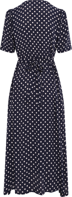 Angela Dress - Polka Blue