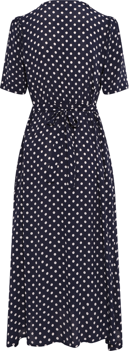 Angela Dress - Polka Blue