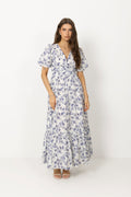 Leonora Dress - Porcelain Blue