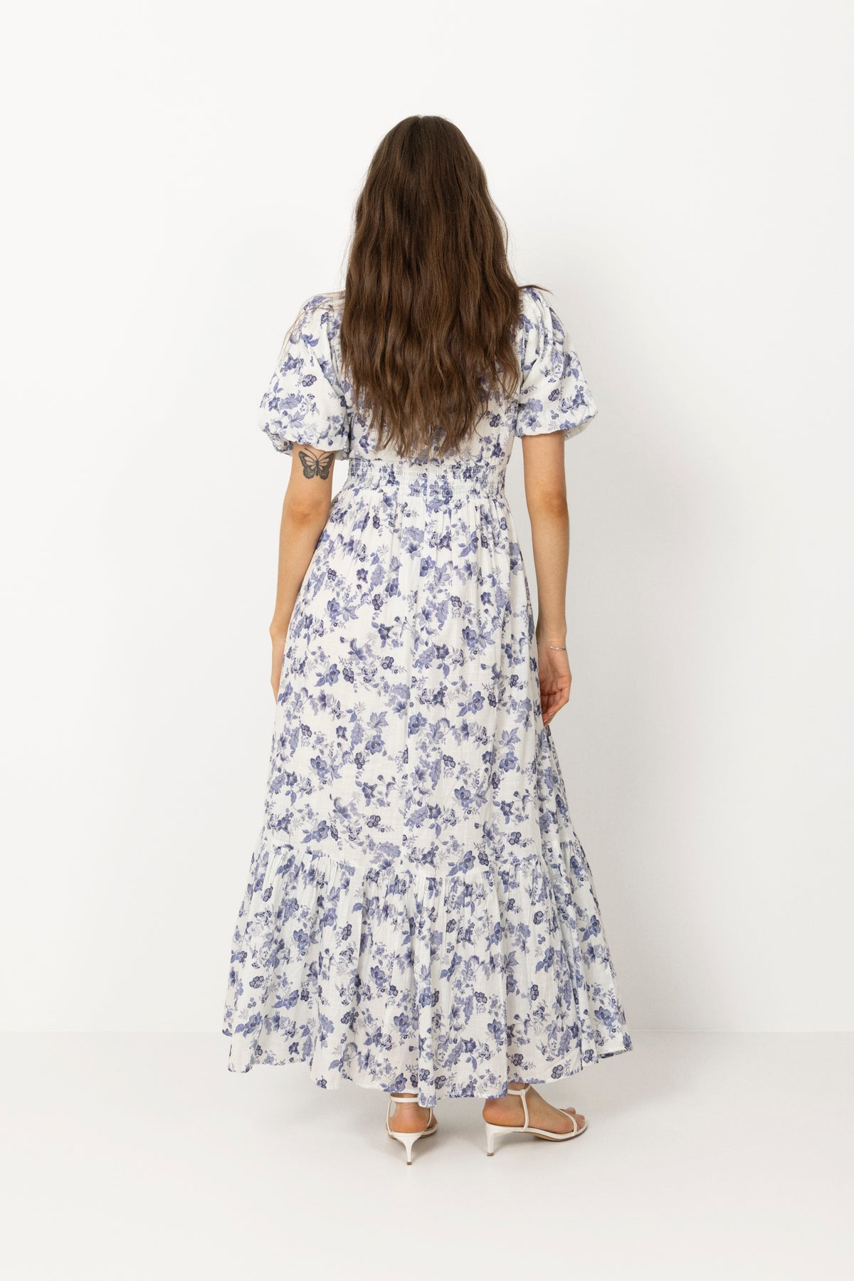 Leonora Dress - Porcelain Blue