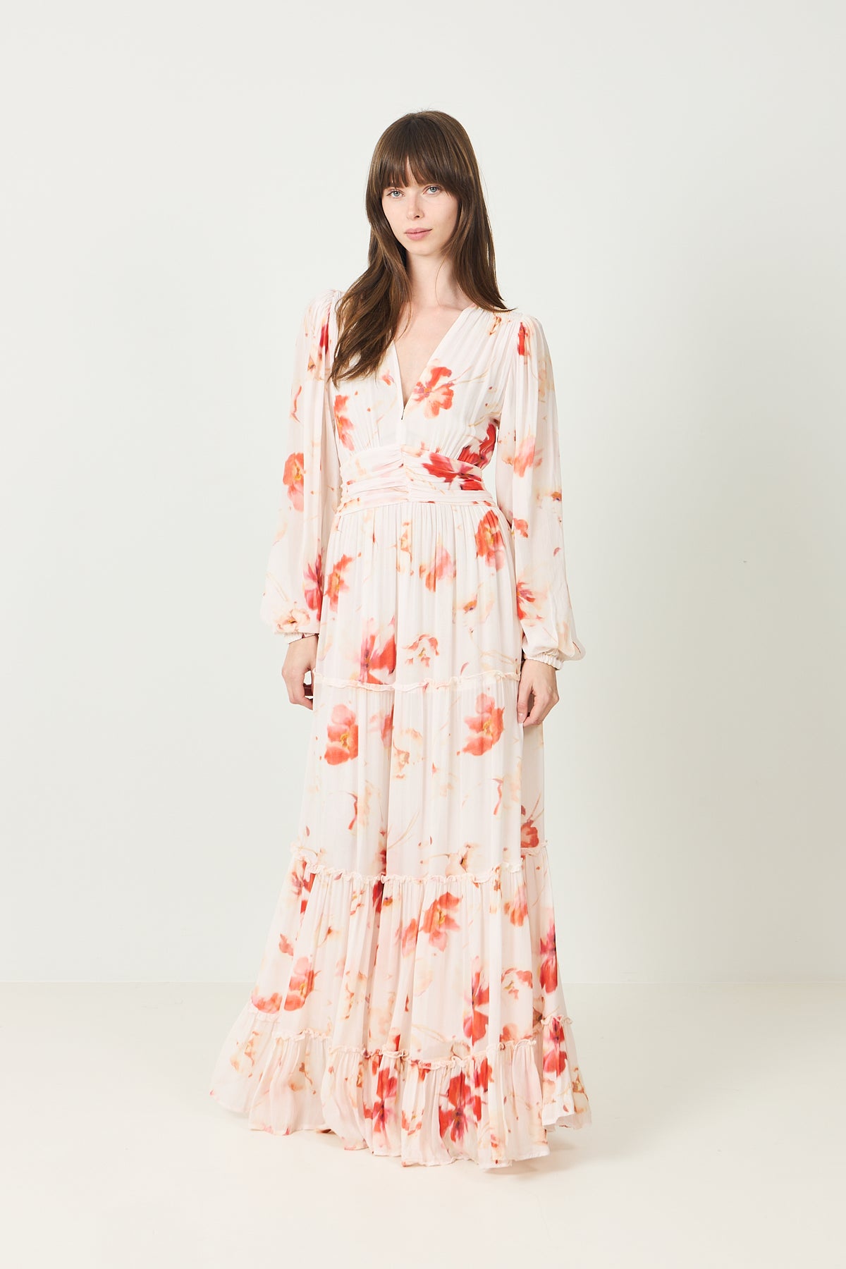 Noor Maxi Dress - Rose Bloom