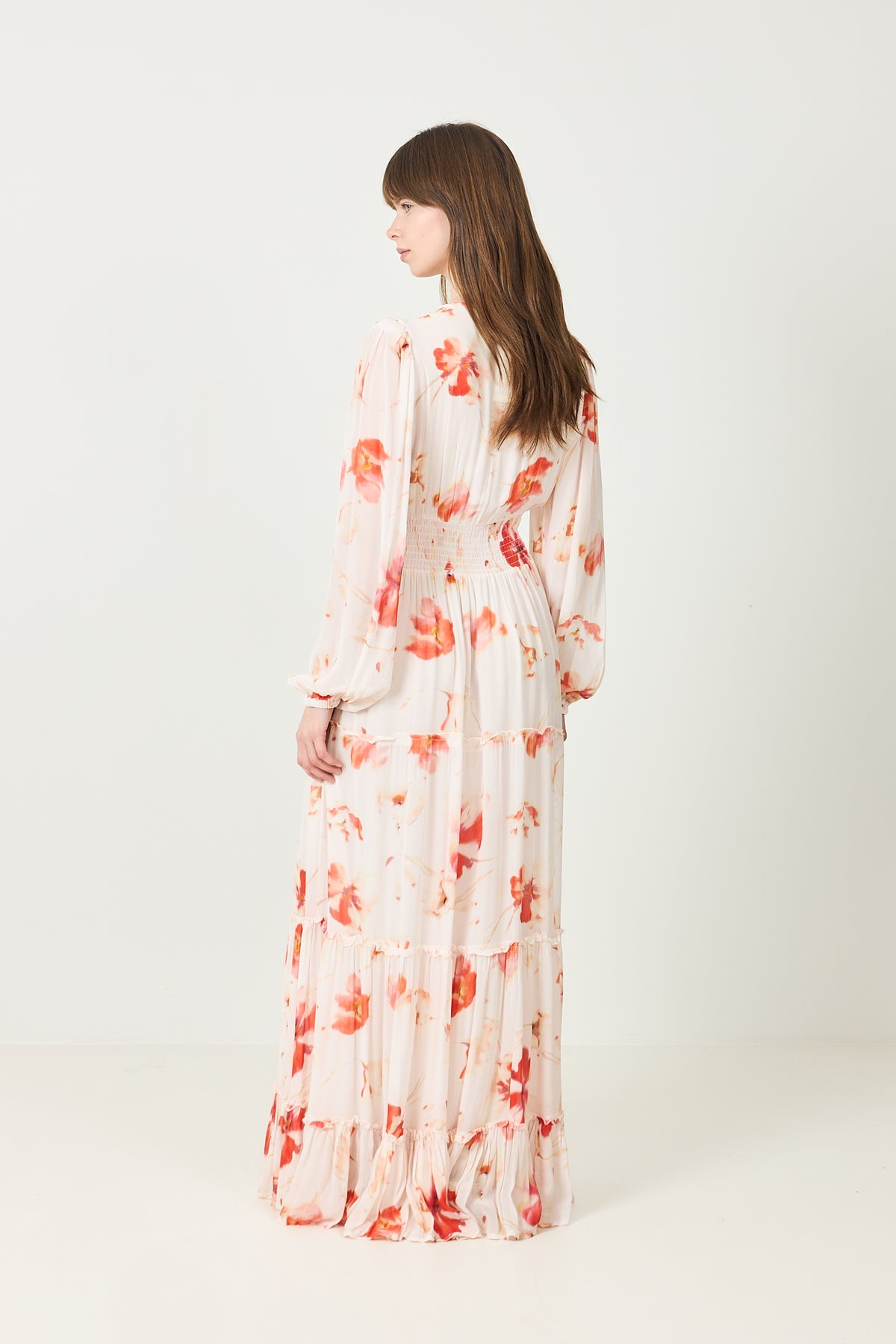 Noor Maxi Dress - Rose Bloom